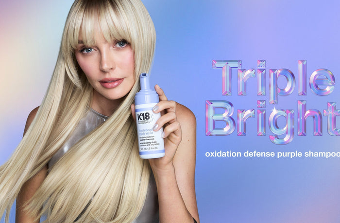 Meet TripleBright Oxidation Defense Purple Shampoo