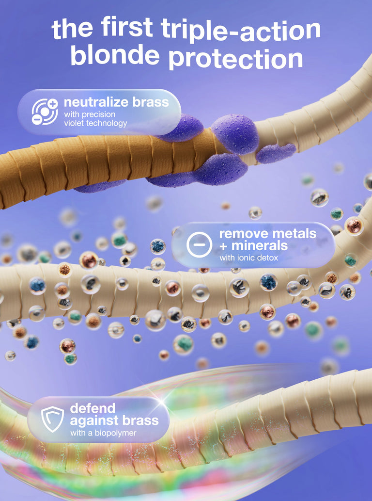 TripleBright oxidation defense purple shampoo