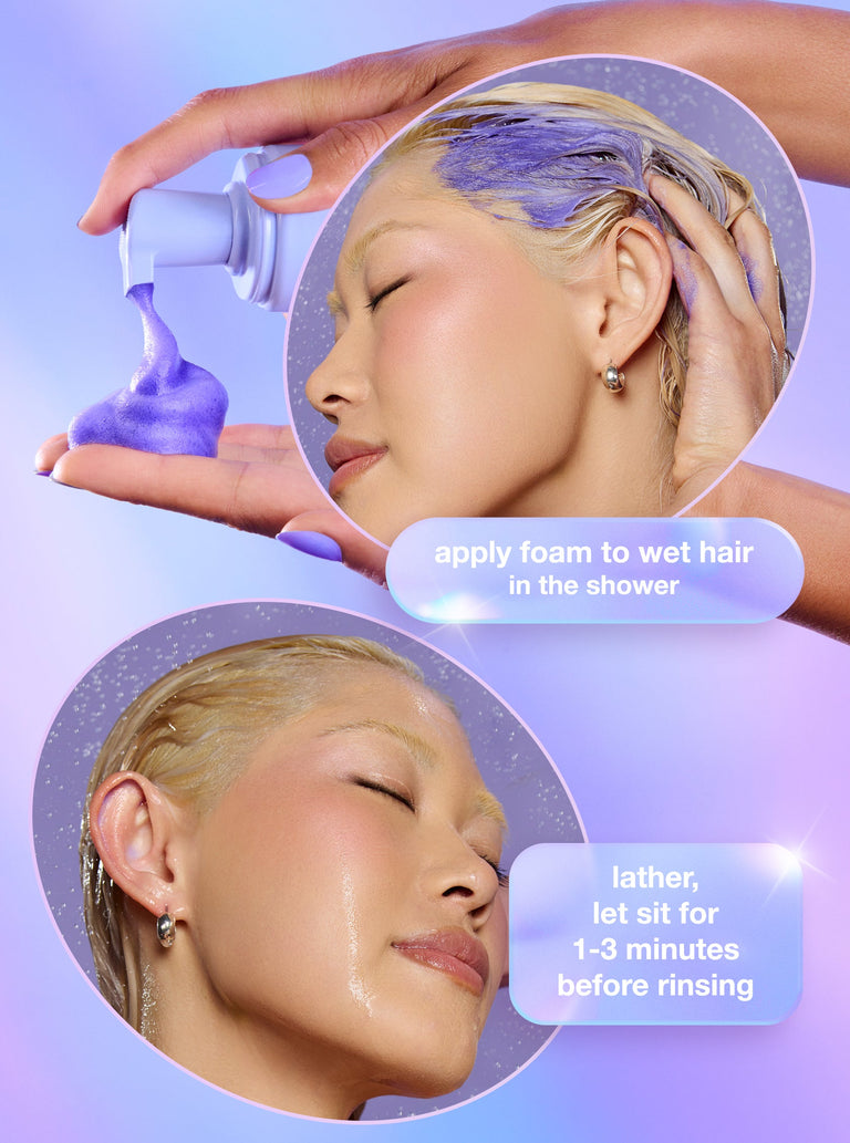 TripleBright oxidation defense purple shampoo