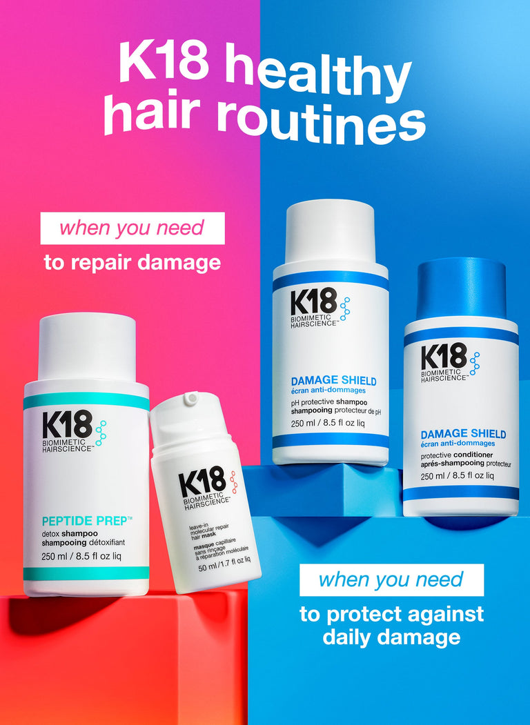 image-of-k18-routine-k18-healthy-hair-routines-when-you-need-to-repair-damage-detox-shampoo-leave-in-mask-when-you-need-to-protect-against-daily-damage-ph-shampoo-conditioner