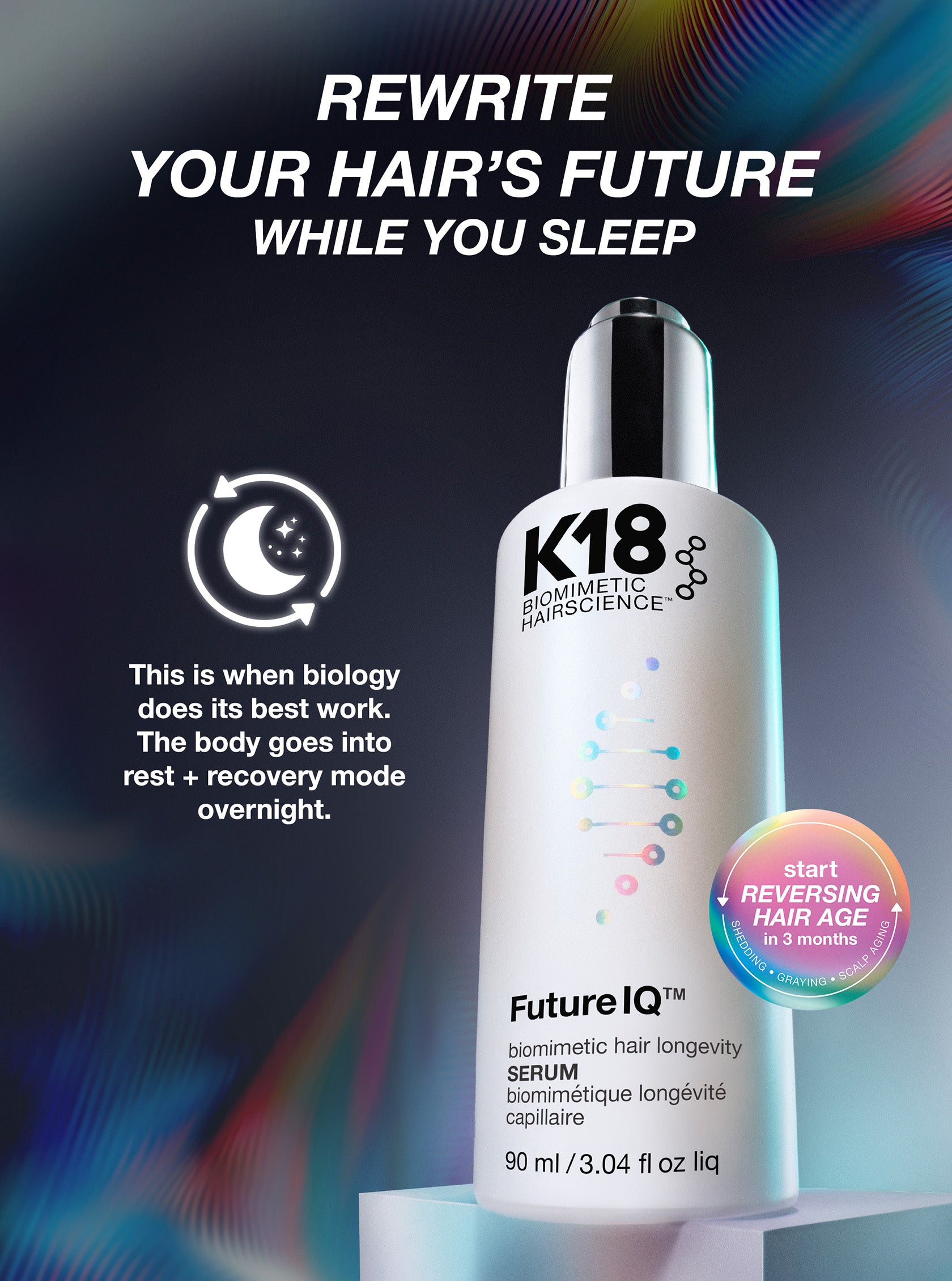 FutureIQ™ Biomimetic Hair Longevity Serum 90 ml