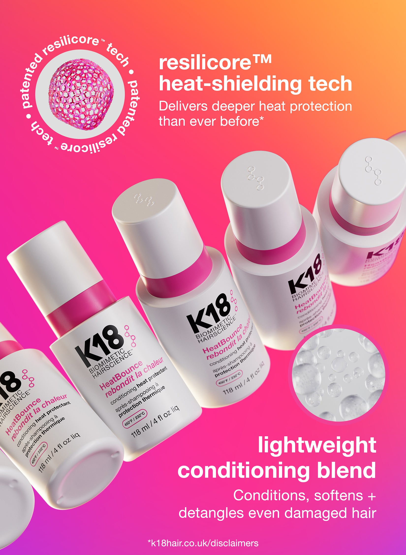 HeatBounce conditioning heat protectant 118 mL