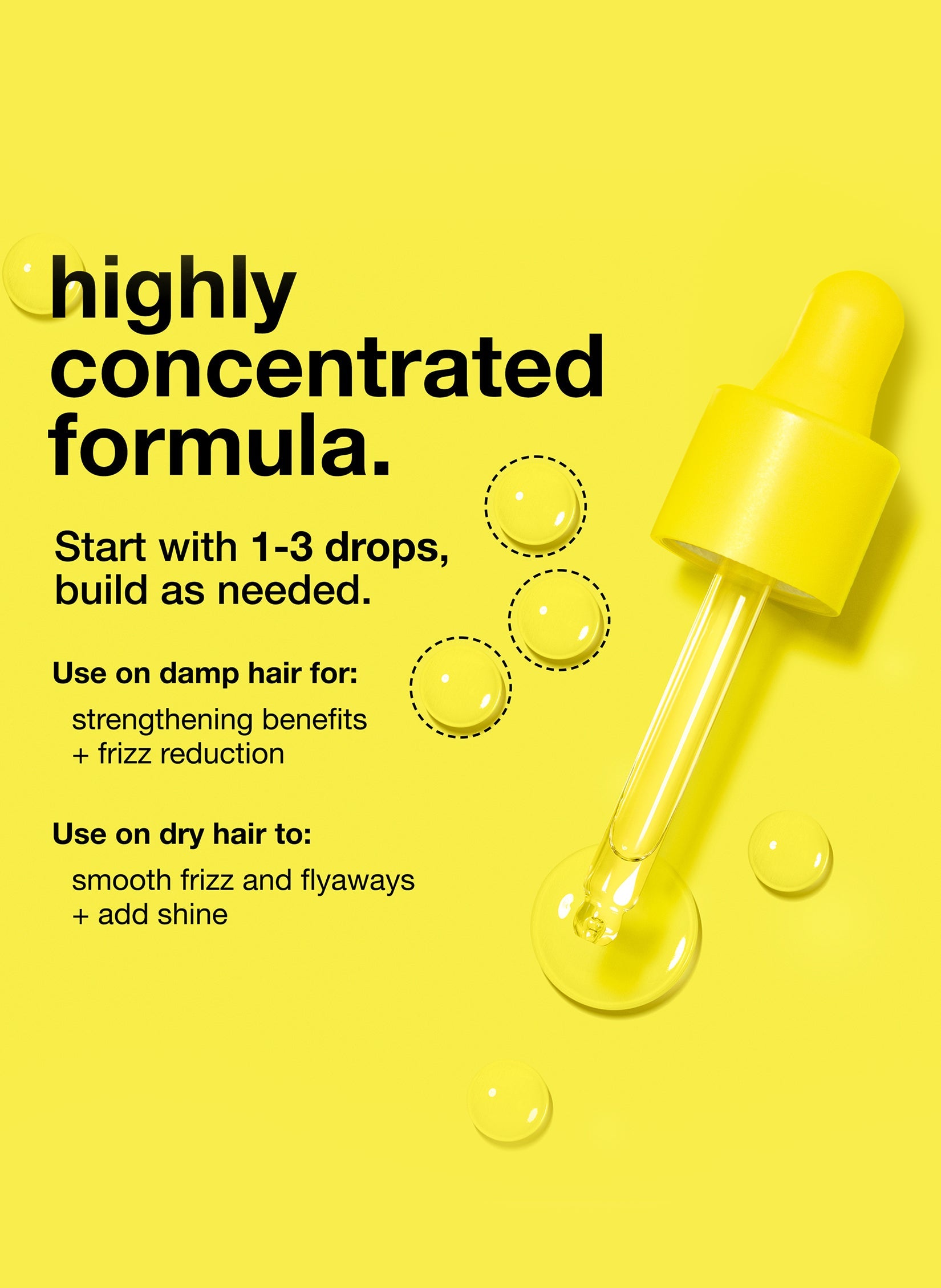 highly concentrated formula. start with 1-3 drops, build as needed. 
