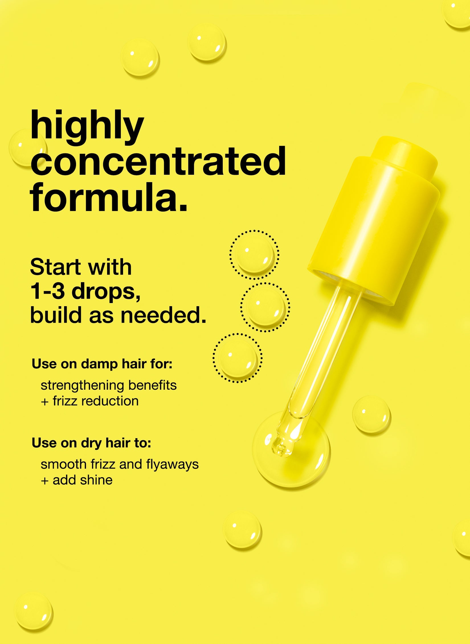 highly concentrated formula. start with 1-3 drops, build as needed. 